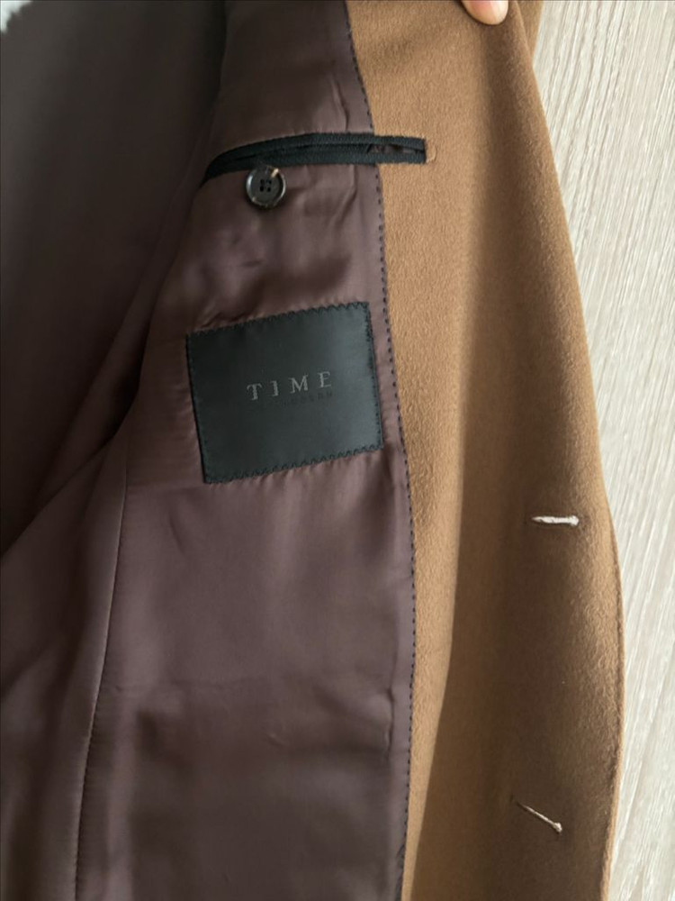 한섬 매장정품 TIME 타임 남성 캐시미어 100% 코트 새상급 이미지