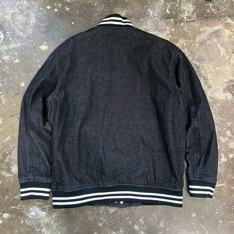 100) 마크엠 데님 바시티자켓 스타디움자켓 야구점퍼 이미지