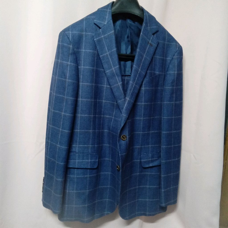 캠브 블랙라벨 블레이저, 실크 린넨 콤비 자켓--4