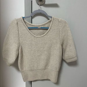 랑방 5부 반팔 니트