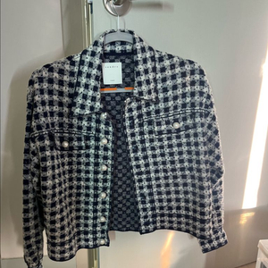 산드로 트위드 진주 가디건 자켓(1)