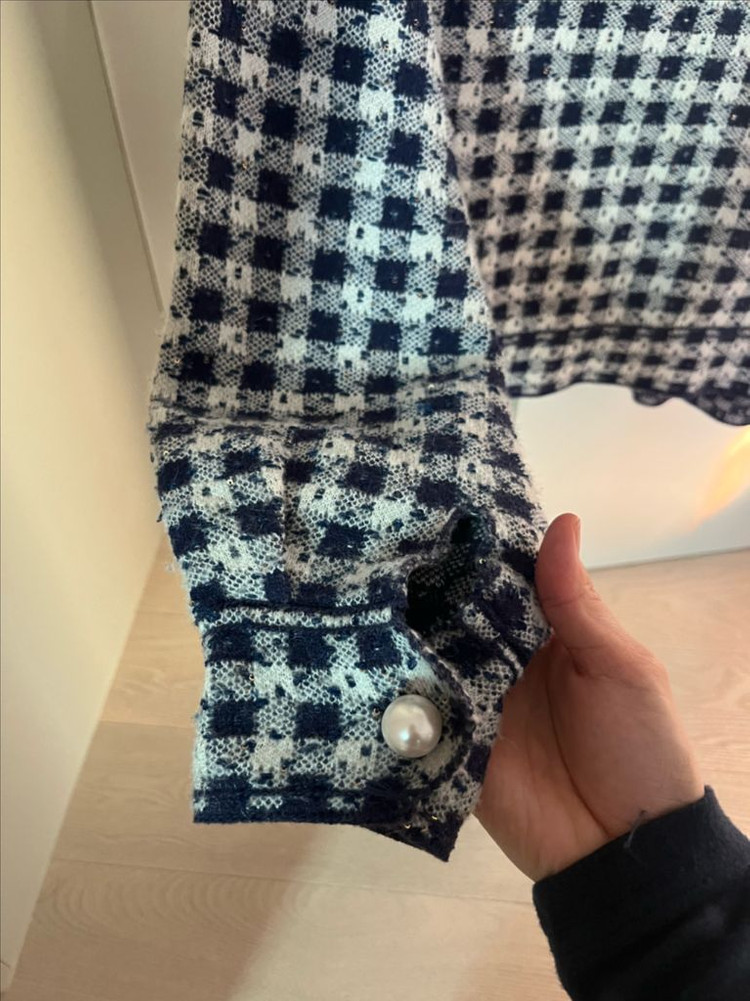 산드로 트위드 진주 가디건 자켓(1)--2