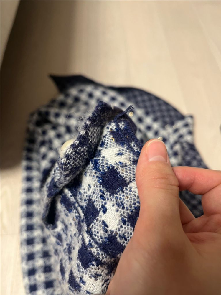 산드로 트위드 진주 가디건 자켓(1)--7