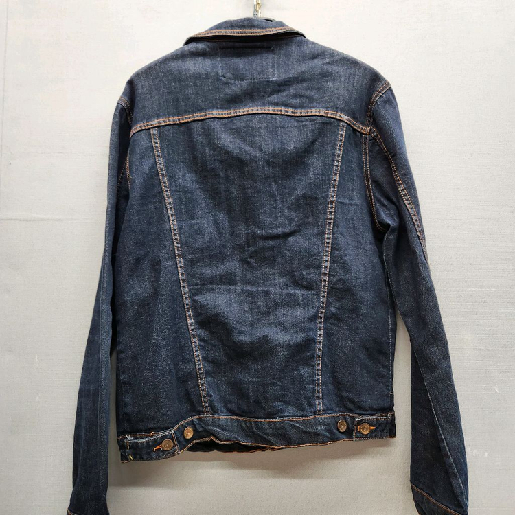 자라 ZARA 스티치 디테일 트러커 데님 자켓42(L)--3