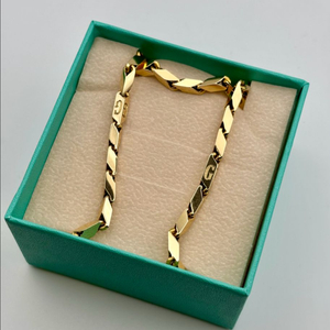 18k 대나무목걸이 10.07돈 남자금목걸이 이미지