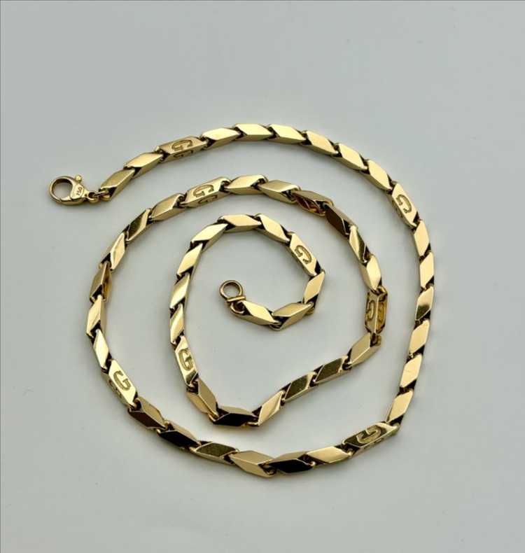 18k 대나무목걸이 10.07돈 남자금목걸이 이미지