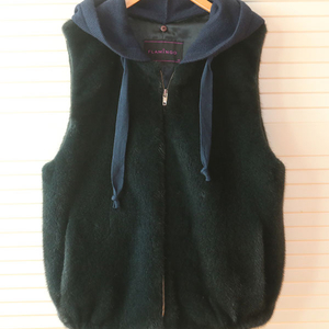 훌라밍고 후드 밍크베스트 이미지