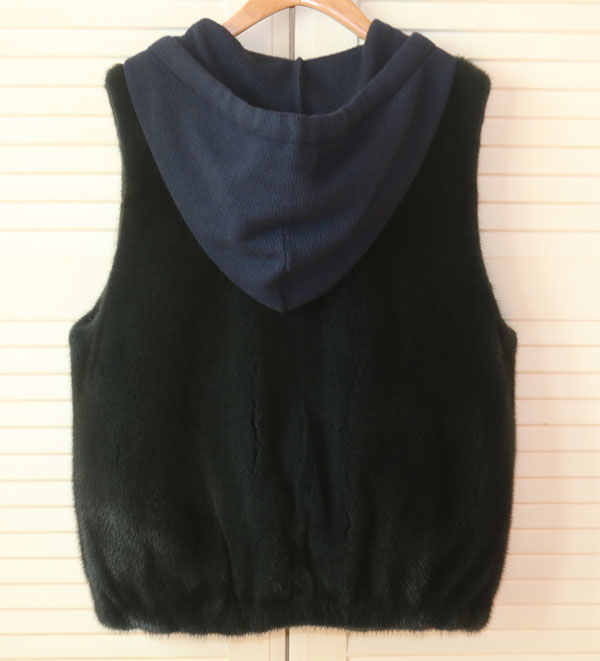 훌라밍고 후드 밍크베스트 이미지