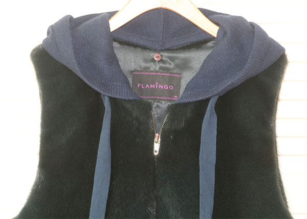 훌라밍고 후드 밍크베스트 이미지