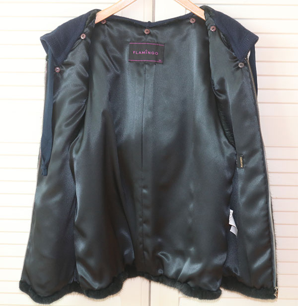 훌라밍고 후드 밍크베스트 이미지