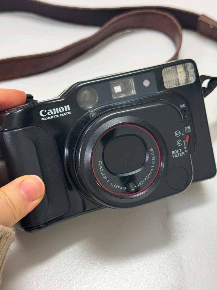 캐논 오토보이 텔레 필름 카메라--3