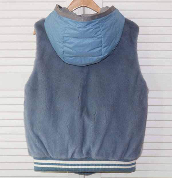 진도엘페 후드밍크 베스트 이미지