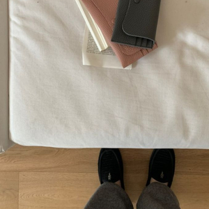 봉긋 봉투지갑 (우유핑크.차콜)미개봉