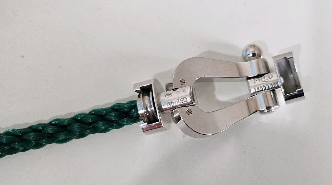 정품 프레드 포스텐 XL 화이트 골드 + 케이블 일괄--6