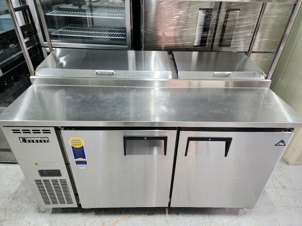 부성 1500 토핑 냉장고 간냉식 판매 상부선반 포함 판매 합니다--7