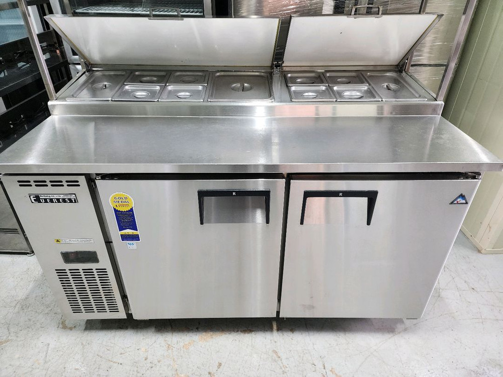 부성 1500 토핑 냉장고 간냉식 판매 상부선반 포함 판매 합니다--8