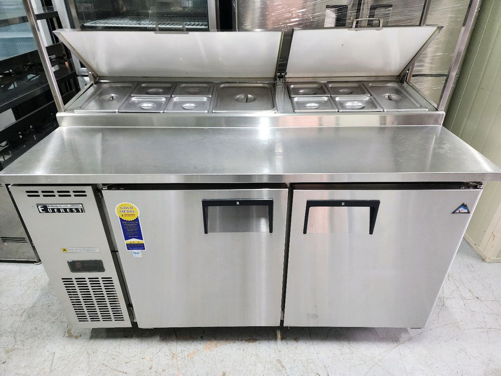 부성 1500 토핑 냉장고 간냉식 판매 상부선반 포함 판매 합니다--9