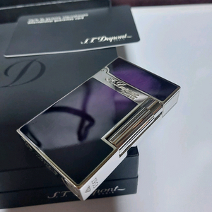 [새상품,한정판] 듀퐁라이터 라인2 신형 ca16260 아뜰리에 퍼플 쌍불 듀퐁 라이타