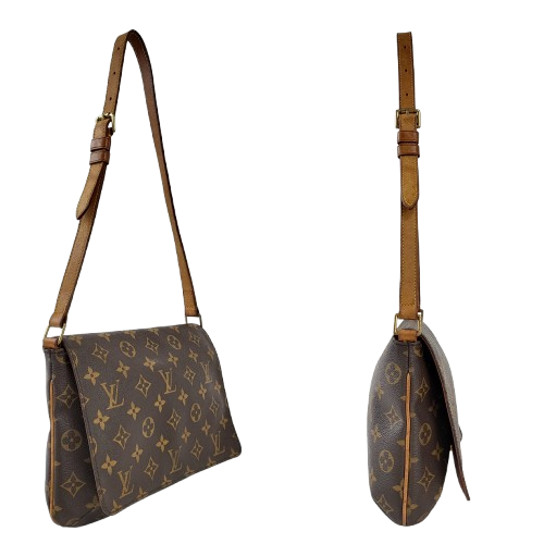 정품 루이비통 뮤젯 탱고 모노그램 숄더백--2