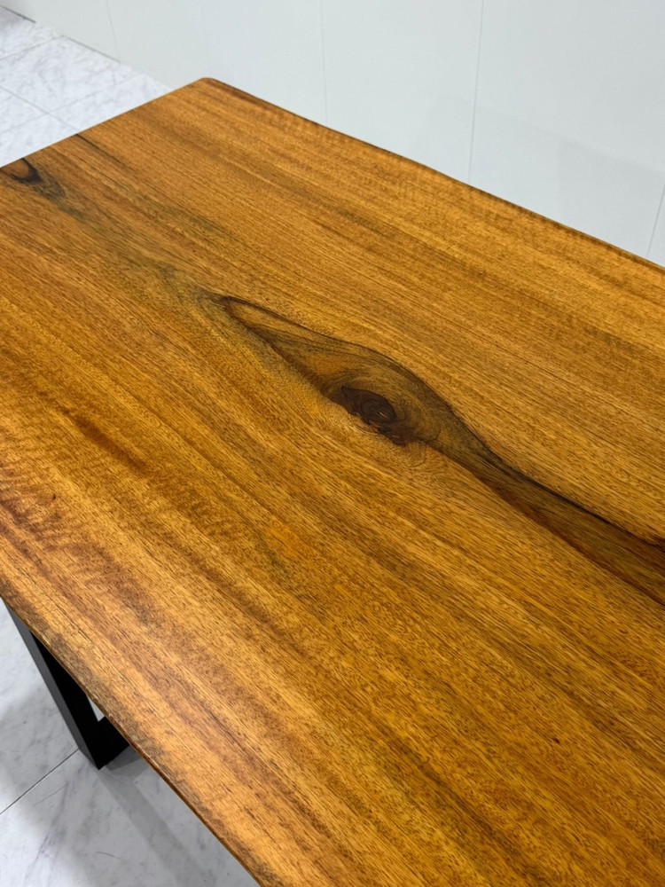 우드슬랩 고급 원목 가정용 식탁 회의테이블 2000 6인용 8인용--3