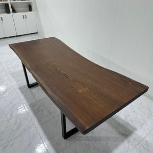 우드슬랩 원목 식탁 가정용테이블 가정용식탁 고급 원목 회의테이블 2000 6인용 8인용