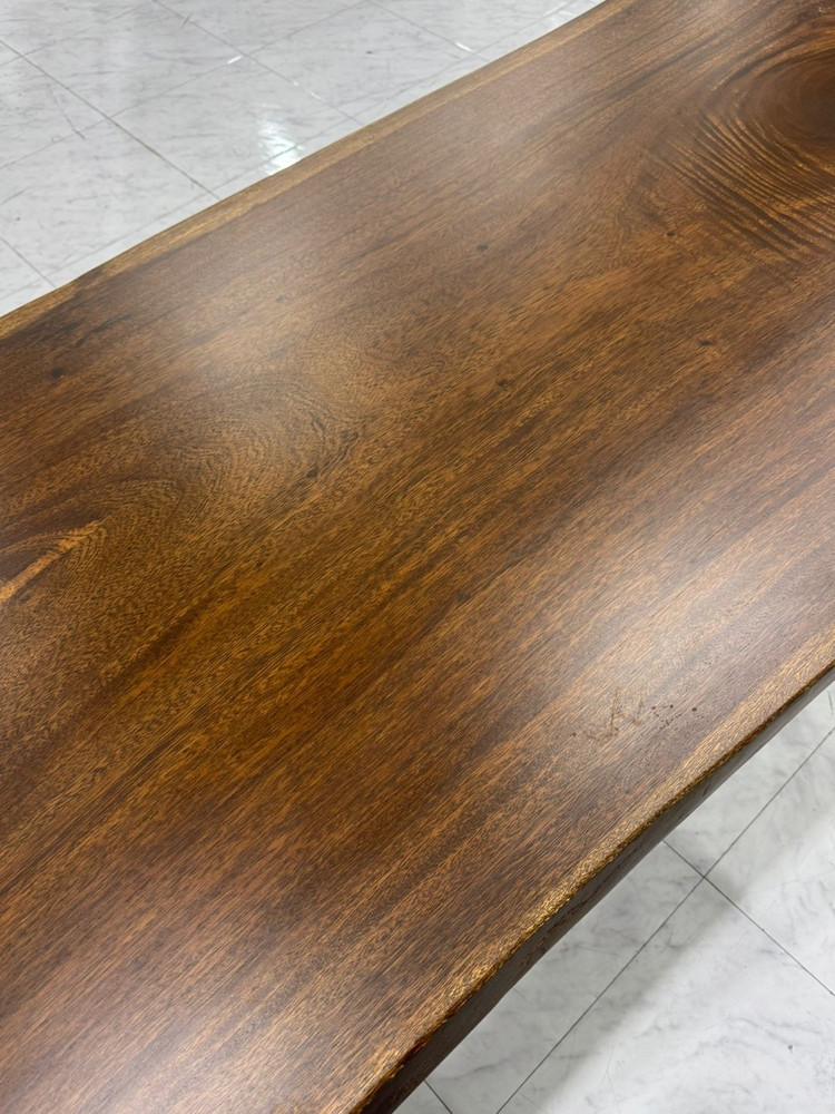 우드슬랩 원목 식탁 가정용테이블 가정용식탁 고급 원목 회의테이블 2000 6인용 8인용--2