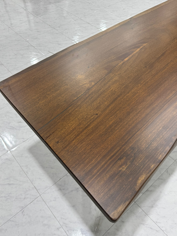 우드슬랩 원목 식탁 가정용테이블 가정용식탁 고급 원목 회의테이블 2000 6인용 8인용--3