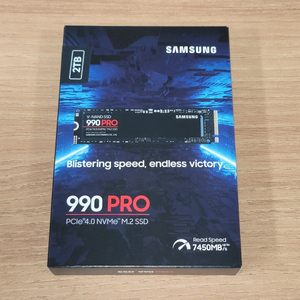 삼성 SSD 990PRO 990프로 2TB 미개봉 새제품 국내 정품 5년 무상보증