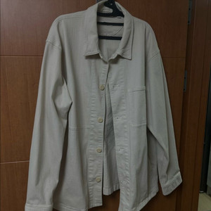 [XL] 유니클로 U 샌드베이지 셔츠 워크자켓