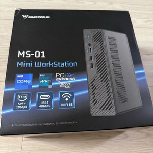미니스포럼 MS-01 미니 워크스테이션 I9-12900H 베어본