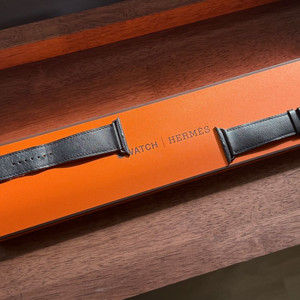 애플워치 에르메스 가죽 스트랩 44/45/46/49mm 싱글투어 누아르 블랙 풀박스