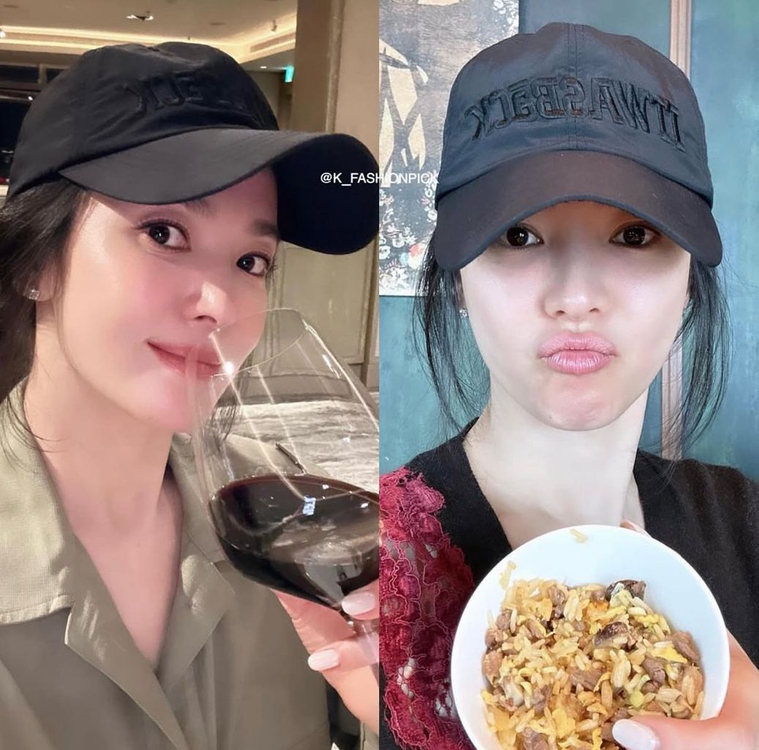 STANDALONE 스탠드얼론 나일론 볼캡 블랙 송혜교 모자--6