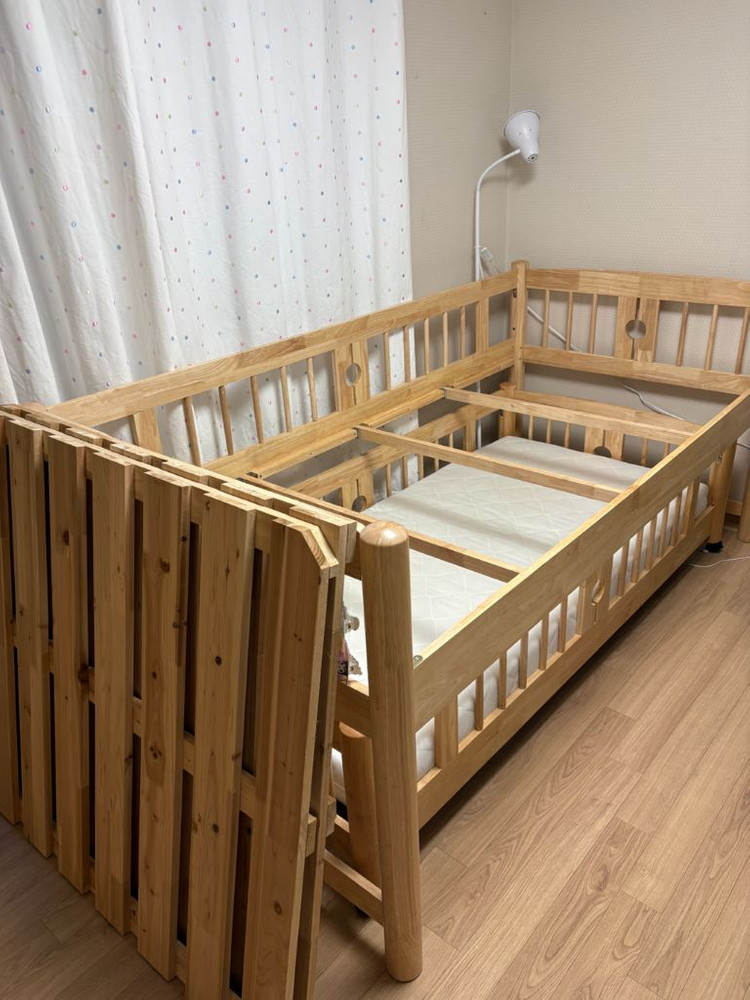 가구타운 GT601 원목 슬라이딩 침대 이미지