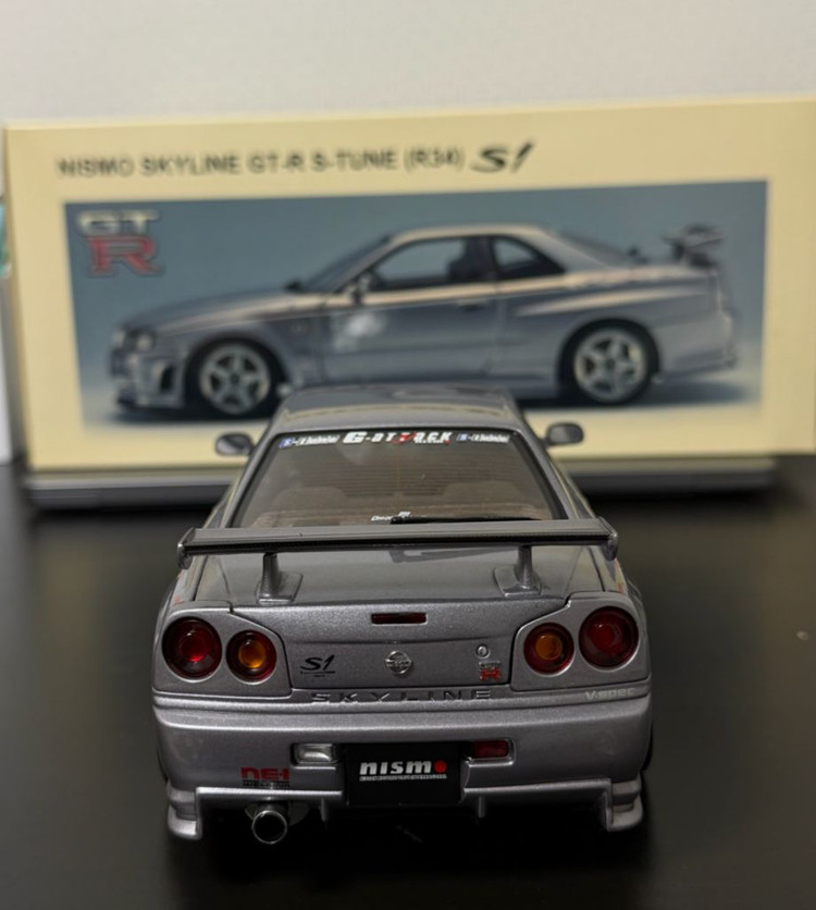 1:18 오토아트 밀레니엄 닛산 스카이라인 R34 GT-R 니스모 S-TUNE 다이캐스트 이미지