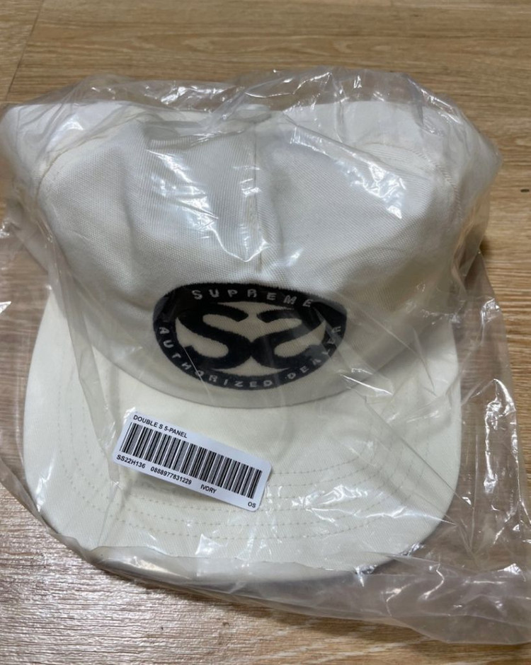 슈프림 22SS 스냅백 화이트/아이보리--4