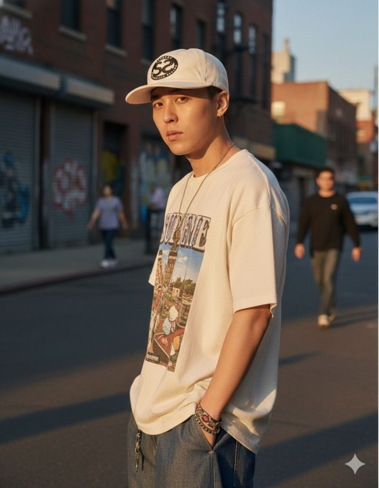 슈프림 22SS 스냅백 화이트/아이보리--6