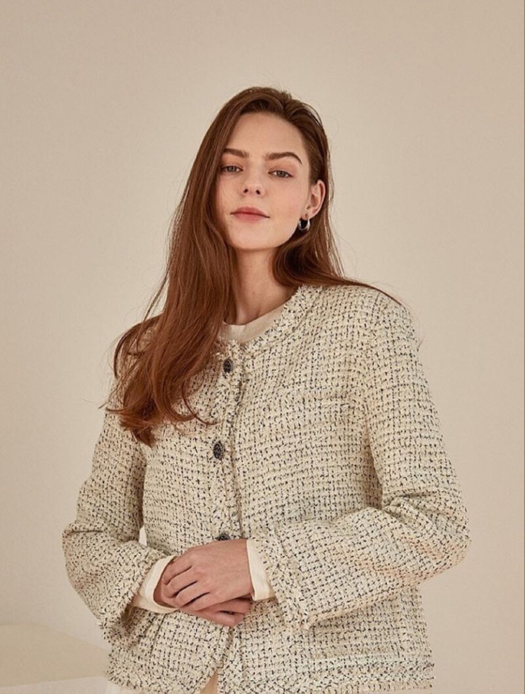 리엘 RE_L 트위드 자켓--3