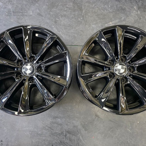 BMW 17인치 포터 블랙 휠세트 팔아요