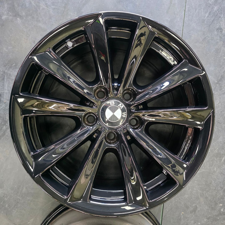 BMW 17인치 포터 블랙 휠세트 팔아요--2