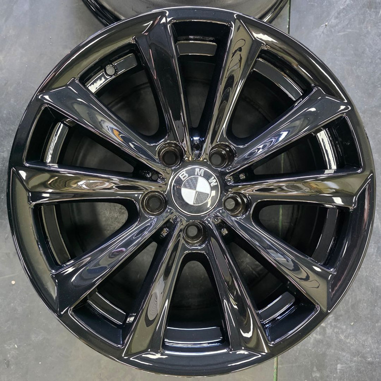 BMW 17인치 포터 블랙 휠세트 팔아요--1