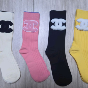 CC 로고 양말 4켤레 세트