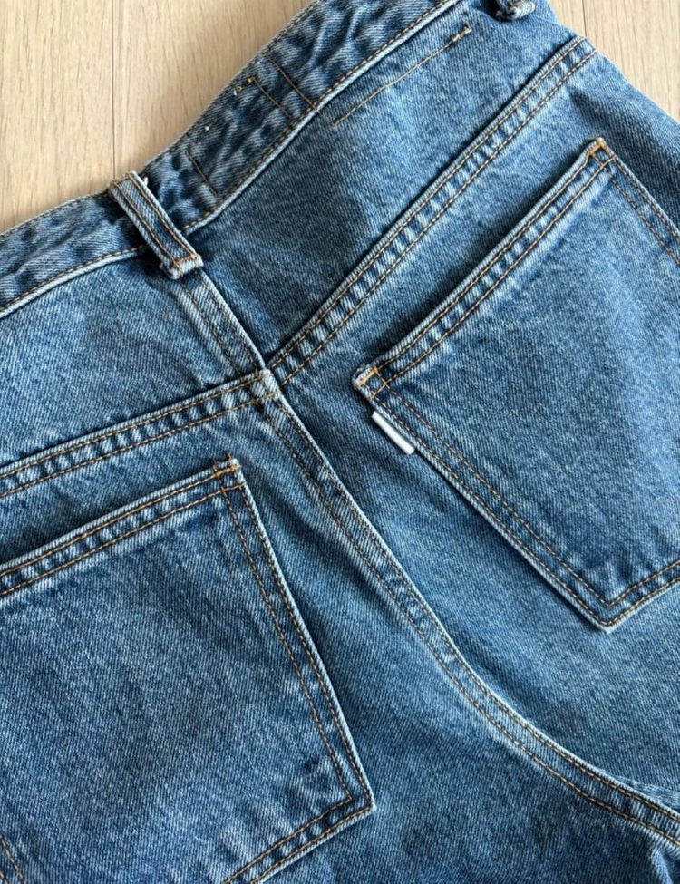 유스 와이드 여성 데님--2