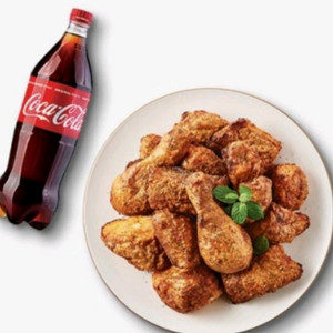 굽네치킨 고추바사삭+콜라1.25리터