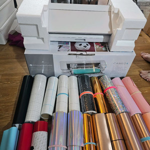 실루엣카메오 컷팅기.시트지일괄