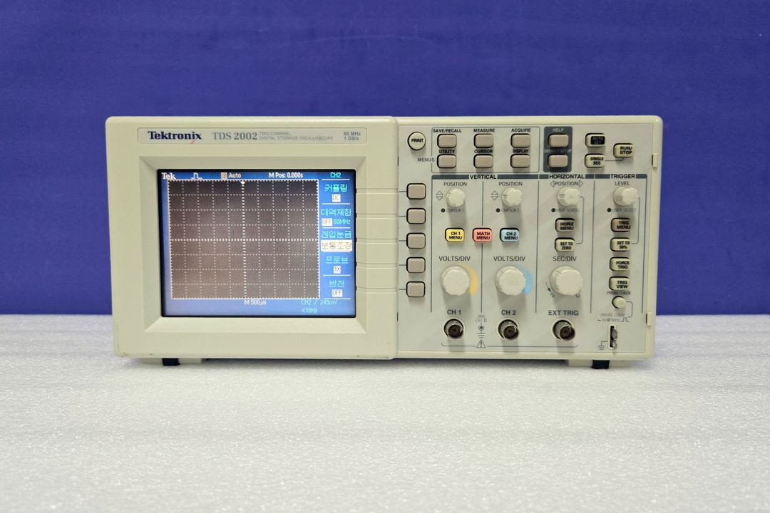 Tektronix TDS2002 법정설비 오실로스코프 직접생산 계측기 판매--4