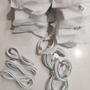 미개봉새상품 120W 특급 4구 고속충전기 c to c케이블 USB타입 케이블 이미지