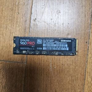 삼성 SSD 960 PRO 512GB m.2 nvme