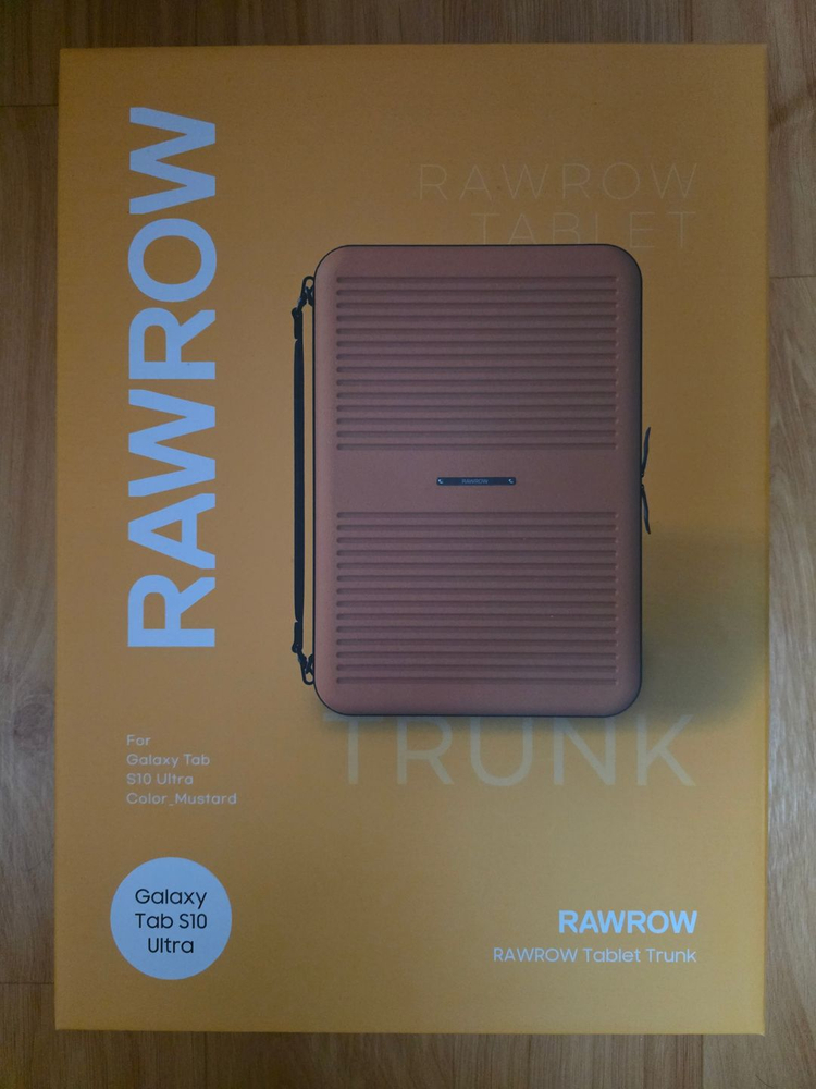 (서울 영등포 직거래) 갤럭시탭 S10 울트라 RAWROW 파우치 Mustard색 팝니다 이미지