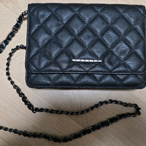 칼린 소가죽 크로스백(흑장)