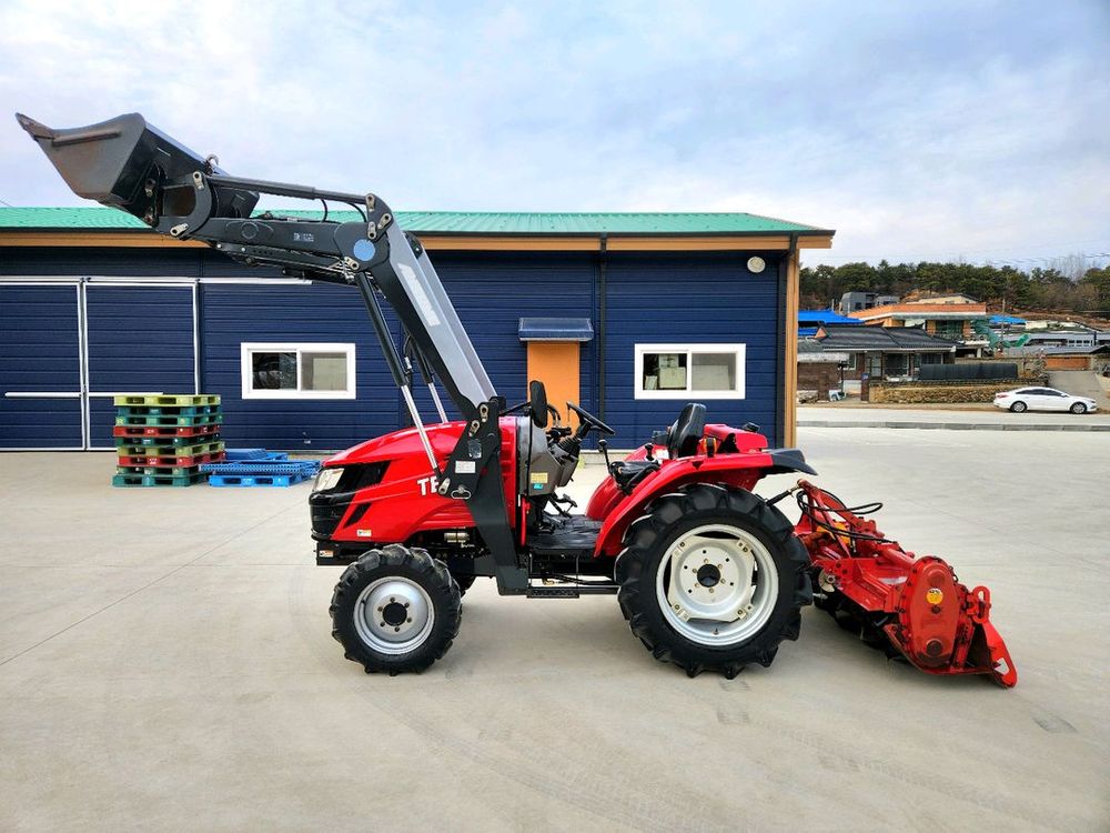 TYM 48마력 트랙터 팝니다 (본기로더로타리 써래)--3